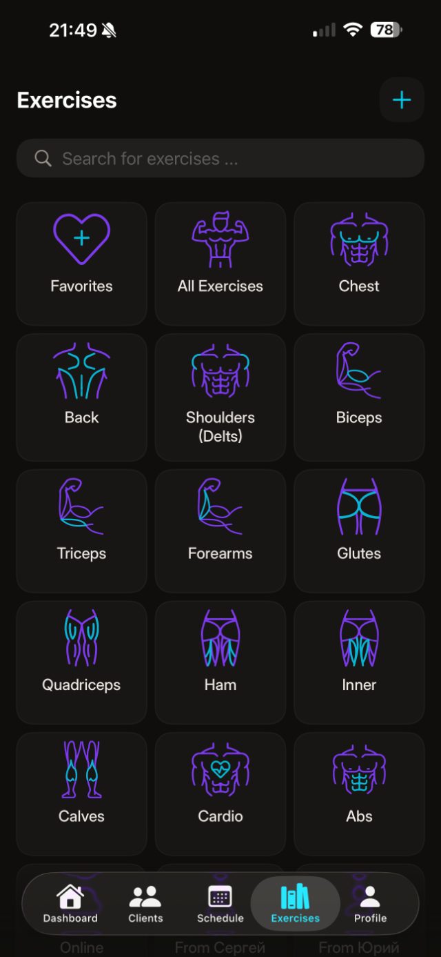 Exercise library